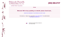 Desktop Screenshot of deborahdaniells.com